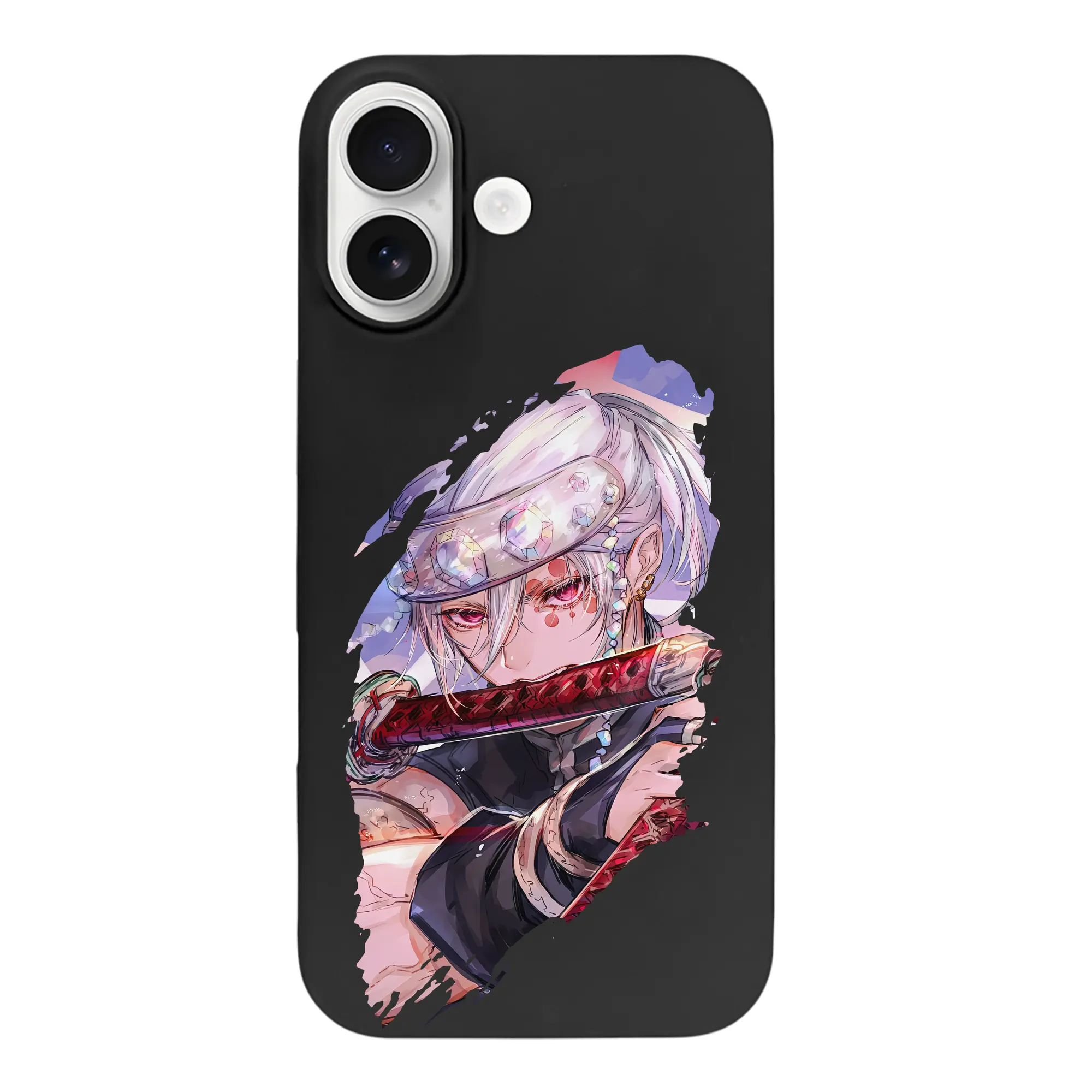 鬼滅の刃 グッズ,宇髄 天元 - iPhone 17 シリーズ シリコンケース 薄型 耐衝撃 指紋防止 ソフトタッチカバー 精密フィット 傷防止 保護ケース iPhone 17/17 Air/17 Pro/17 Pro Max 対応